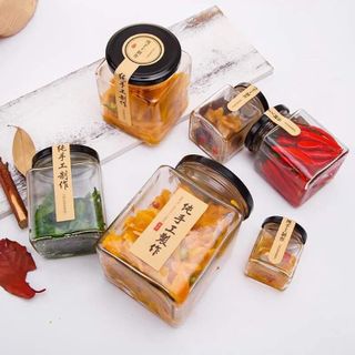 Hũ thủy tinh chưng yến 100ml đựng gia vị thực phẩm sữa chua