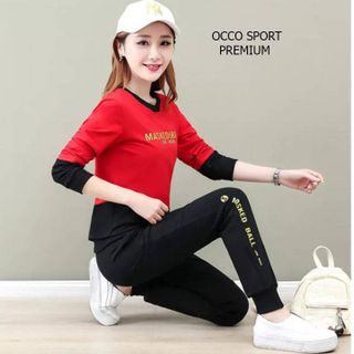 [CAO CẤP] Bộ đồ thể thao nữ phối màu TT507_HÀNG CHUẨN