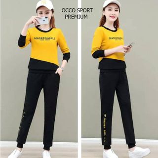 [CAO CẤP] Bộ đồ thể thao nữ phối màu TT507_HÀNG CHUẨN