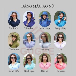 Áo chống nắng nữ ngắn Gugee