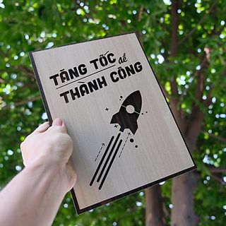 Tranh treo tường bằng Gỗ Decor treo phòng làm việc