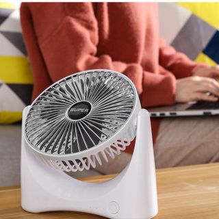 [MỚI 2021] QUẠT USB TÍCH ĐIỆN SUPER FAN - 3 Chế Độ Gió Mạnh Mẽ