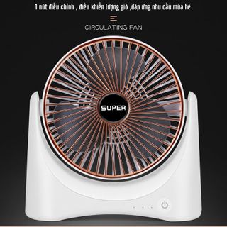 [MỚI 2021] QUẠT USB TÍCH ĐIỆN SUPER FAN - 3 Chế Độ Gió Mạnh Mẽ