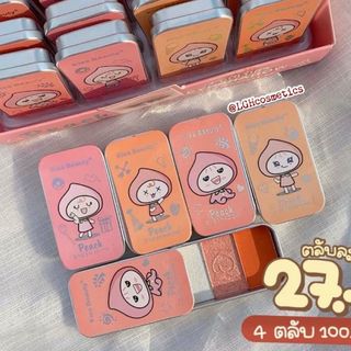 Màu mắt Kiss Beauty 3 ô cô bé đào