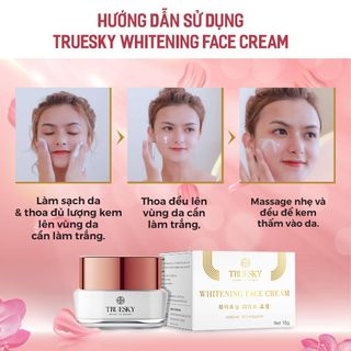 Kem dưỡng trắng da mặt Truesky nắp tím 15g