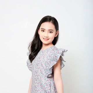 Váy thô cotton San Kids hoa nhí - VSK15