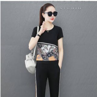 [CAO CẤP] Bộ đồ thể thao phối họa tiết độc đáo TT513 [ NHẬT-HÀN QUỐC]