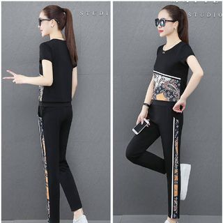 [CAO CẤP] Bộ đồ thể thao phối họa tiết độc đáo TT513 [ NHẬT-HÀN QUỐC]