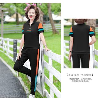 [CAO CẤP] Bộ đồ thể thao trung niên cổ đứng TT497_[THỜI TRANG TRUNG NIÊN]