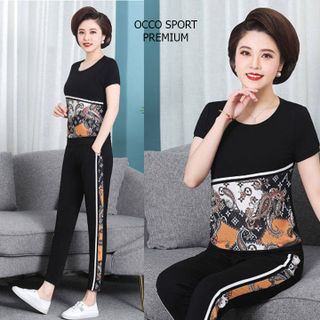 [CAO CẤP] Bộ đồ thể thao trung niên phối họa tiết độc đáo TT513 [ NHẬT-HÀN QUỐC]