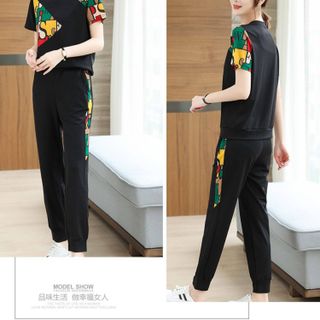 [CAO CẤP] Bộ đồ thể thao phối họa tiết 3d TT474 [ NHẬT-HÀN QUỐC]