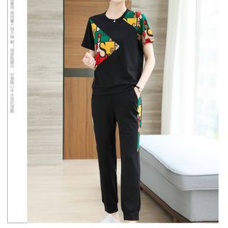 [CAO CẤP] Bộ đồ thể thao phối họa tiết 3d TT474 [ NHẬT-HÀN QUỐC]