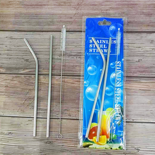 Bộ ống hút bằng inox tiện dụng