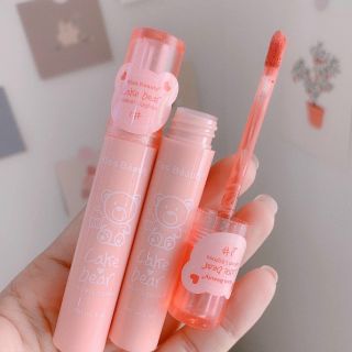 Sét 6 son cute bear gấu hồng
