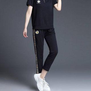 [Cao Cấp] Bộ Đồ Thể Thao Trung Niên Thêu Hoa CÚC - 100% Cotton- Xuất khẩu Nhật Hàn [Hàng Trung Niên-Mã TN3]