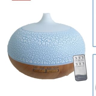 ( kèm điều khiển&gt; MÁY KHUẾCH TÁN TINH DẦU BÍ NGÔ Vân Gỗ Cao Cấp