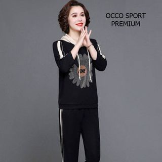 [CAO CẤP] Bộ thể thao trung niên hoa đính đá TT519_[THỜI TRANG TRUNG NIÊN]