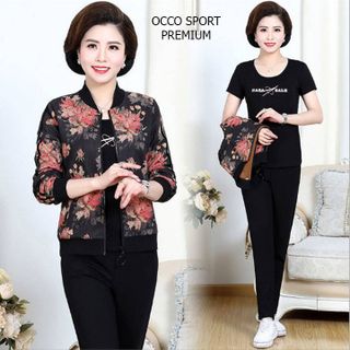 [CAO CẤP] Bộ thể thao trung niên in họa tiết TT517_[THỜI TRANG TRUNG NIÊN]