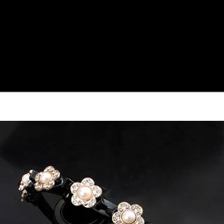 BỜM TÓC ĐÍNH HOA VÀ NGỌC CHAI SIÊU XINH