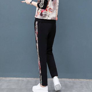 [CAO CẤP] Bộ đồ thể thao nữ họa tiết TT517_HÀNG XUẤT NHẬT-HÀN