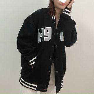 Áo khoác dù kiểu bomber H9 09