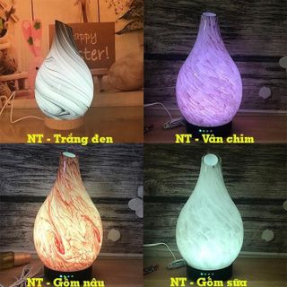 MÁY KHUẾCH TÁN TINH DẦU GỐM THUỶ TINH PHUN SƯƠNG
