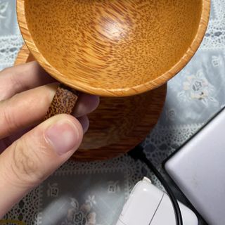 Bộ Tách Gỗ Dừa ( Tách + dĩa)