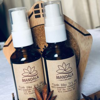 Tinh Dầu Thảo dược Trị Gàu Mandala - Trị Gàu, Nấm Da Đầu (30ml)