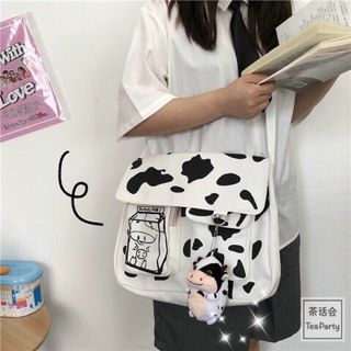 Túi đeo bò sữa chất canvas đẹp