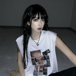 Áo tanktop form to thụng thoáng mát