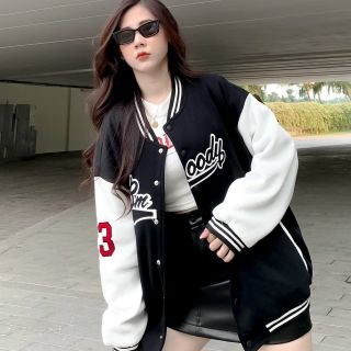 Áo khoác dù kiểu bomber cá tính, phong cách