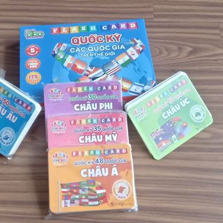 Thẻ học thông minh BIBO - Chủ đề cờ các nước