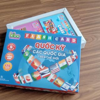 Thẻ học thông minh BIBO - Chủ đề cờ các nước