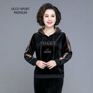 [CAO CẤP] Bộ thể thao tuổi trung niên Nhung TT457_[THỜI TRANG TRUNG NIÊN]