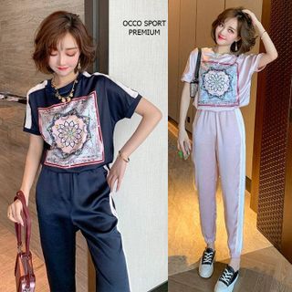 [CAO CẤP] Bộ đồ thể thao phối họa tiết 3D TT479-[ NHẬT-HÀN]