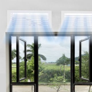 mặt ô thoáng chống muỗi cho lỗ 56x16cm