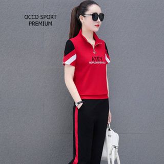 [CAO CẤP] Bộ đồ thể thao khóa kéo lửng TT497 [ NHẬT-HÀN]