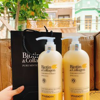 Dầu gội biotin collagen vàng 1000ml