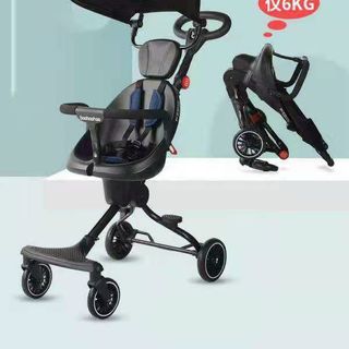 [Hàng cao cấp ] Xe đẩy du lịch cho bé, xe đảo chiều gấp gọn