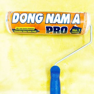 Cọ lăn Đông Nam Á Pro, cây lăn sơn nước, con lăn sơn, rulo lăn sơn nhà cửa, thấm hút sơn tốt, tải sơn đều bề mặt mịn