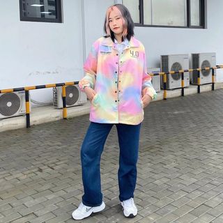 Áo Khoác loang In Phản Quang UNISEX
