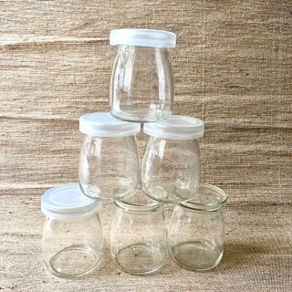 Hũ Thủy Tinh Làm Sữa Chua, Thủy Tinh Dày, Nắp Nhựa Dung Tích 100ml