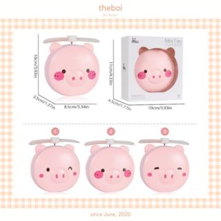 QUẠT HEO KÈM GƯƠNG 3 IN 1