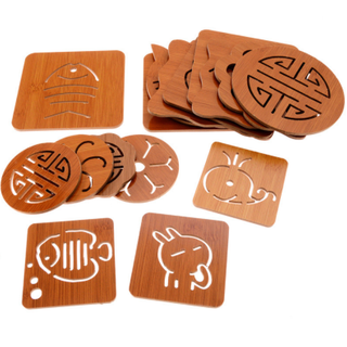 Tấm lót ly, nồi bằng gỗ