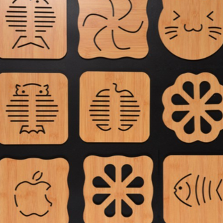 Tấm lót ly, nồi bằng gỗ