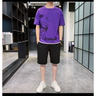 Đồ bộ mặc nhà dạo phố chất thun lạnh Uzumaki