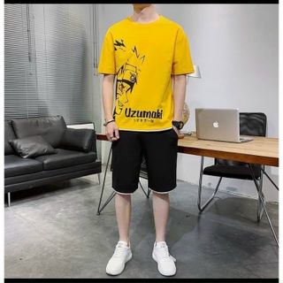 Đồ bộ mặc nhà dạo phố chất thun lạnh Uzumaki