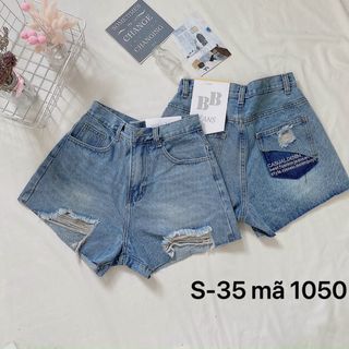 Quần short jean nữ thêu có 2 màu Ms1050 giá sỉ