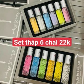 Set nước hoa tháp 6 chai giá sỉ