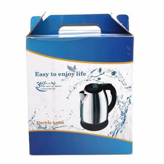 Ấm Siêu Tốc Đun Nước Mini - Bình Siêu Tốc iNox 1.8L- Tự Ngắt- Giá Rẻ